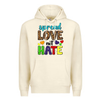 Sandshell spread love not hate Premium Hoodie - texasbilliewilder