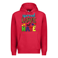 Cardinal spread love not hate Premium Hoodie - texasbilliewilder