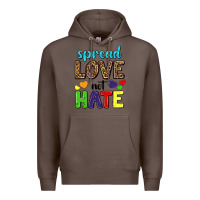 Coffee spread love not hate Premium Hoodie - texasbilliewilder