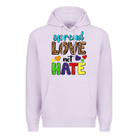 Spread Love Not Hate Premium Hoodie | Teevron