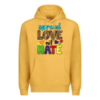 Mustard spread love not hate Premium Hoodie - texasbilliewilder