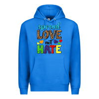 True Royal spread love not hate Premium Hoodie - texasbilliewilder