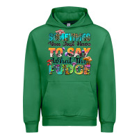 Emerald sometimes you just have to say what the fudge Urban Hoodie - Zillion Design Studio