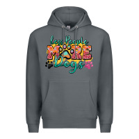 Rock less people more dogs paw zillion Premium Hoodie - Zillion Design Studio