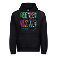 Black sarcasm is my love language Urban Hoodie - Zillion Design Studio
