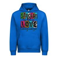 Cobalt sarcasm is my love language Urban Hoodie - Zillion Design Studio