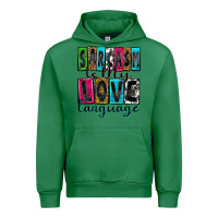 Emerald sarcasm is my love language Urban Hoodie - Zillion Design Studio