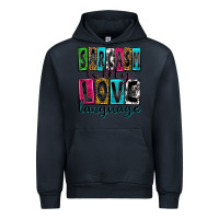 Navy sarcasm is my love language Urban Hoodie - Zillion Design Studio