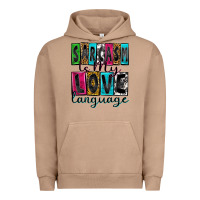 Pigment Burro sarcasm is my love language Urban Hoodie - Zillion Design Studio
