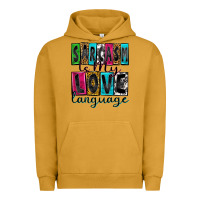 Pigment Peanut Butter sarcasm is my love language Urban Hoodie - Zillion Design Studio