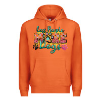 Carrot less people more dogs paw zillion Premium Hoodie - Zillion Design Studio
