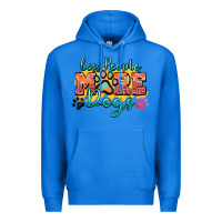 True Royal less people more dogs paw zillion Premium Hoodie - Zillion Design Studio
