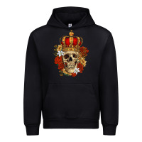Black Skull King Urban Hoodie - RanaPortraitStore