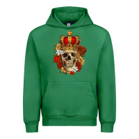 Emerald Skull King Urban Hoodie - RanaPortraitStore