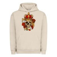 Pigment French Oak Skull King Urban Hoodie - RanaPortraitStore
