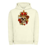 Pigment Pistachio Skull King Urban Hoodie - RanaPortraitStore