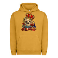 Pigment Peanut Butter Skull With Crown Urban Hoodie - RanaPortraitStore