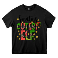 Black santas cutest elf Heavy Core Tee - CowhideDigitalArt