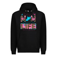 Black being a mom makes my life complete Premium Hoodie - Zillion Design Studio