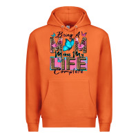 Carrot being a mom makes my life complete Premium Hoodie - Zillion Design Studio