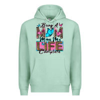 Seafoam being a mom makes my life complete Premium Hoodie - Zillion Design Studio