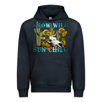 Navy grow wild sun child tbw Urban Hoodie - texasbilliewilder