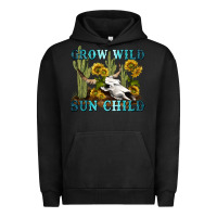 Pigment Black grow wild sun child tbw Urban Hoodie - texasbilliewilder