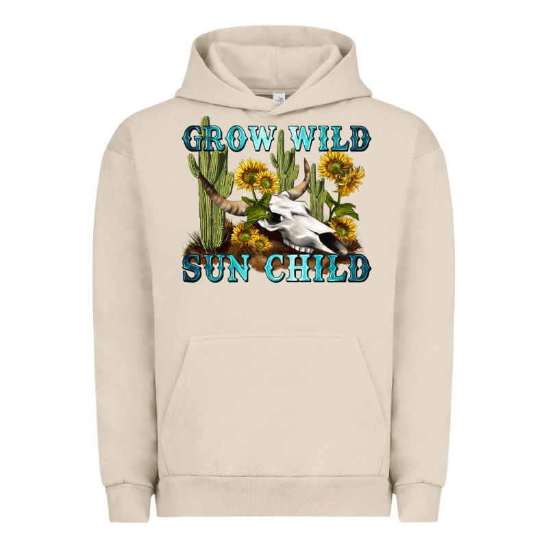 Grow Wild Sun Child Tbw Urban Hoodie by texasbilliewilder | Teevron