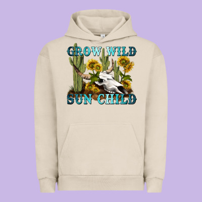 Urban Hoodie grow wild sun child tbw