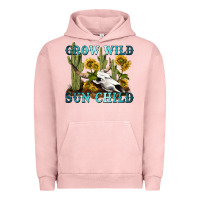 Pigment Salmon grow wild sun child tbw Urban Hoodie - texasbilliewilder
