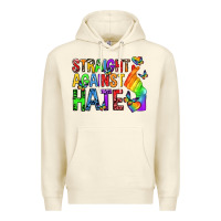 Sandshell straight against hate pride lgbtq Premium Hoodie - texasbilliewilder