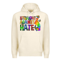 Tofu straight against hate pride lgbtq Premium Hoodie - texasbilliewilder