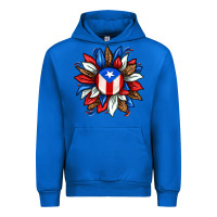 Cobalt puerto rico sunflower Urban Hoodie - texasbilliewilder