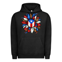 Pigment Black puerto rico sunflower Urban Hoodie - texasbilliewilder