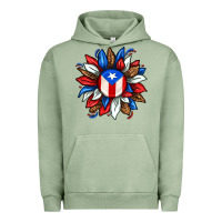 Pigment Oil Green puerto rico sunflower Urban Hoodie - texasbilliewilder