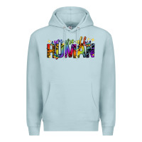 Blue Mist we are all human pride lgbtq Premium Hoodie - texasbilliewilder