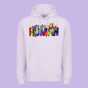 We Are All Human Pride Lgbtq Premium Hoodie Designed By Texasbilliewilder