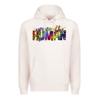 Pale Pink we are all human pride lgbtq Premium Hoodie - texasbilliewilder
