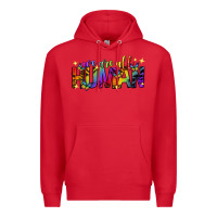 Red we are all human pride lgbtq Premium Hoodie - texasbilliewilder