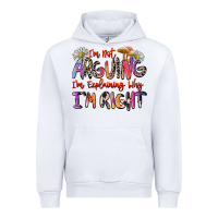 White i'm not arguing i'm explaining why i'm right Urban Hoodie - Zillion Design Studio