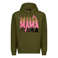 Army Green mama mama mama lightning bold Premium Hoodie - Zillion Design Studio