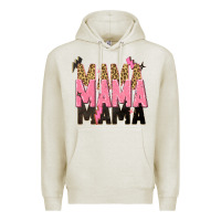 Oatmeal Heather mama mama mama lightning bold Premium Hoodie - Zillion Design Studio