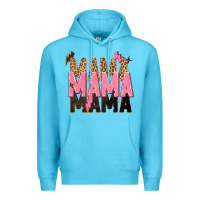 Ocean Blue mama mama mama lightning bold Premium Hoodie - Zillion Design Studio
