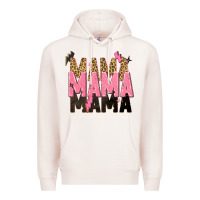 Pale Pink mama mama mama lightning bold Premium Hoodie - Zillion Design Studio
