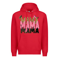 Red mama mama mama lightning bold Premium Hoodie - Zillion Design Studio