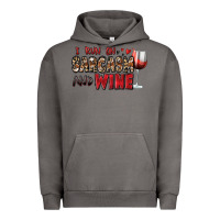 Pigment Tornado i run on sarcasm and wine Urban Hoodie - Zillion Design Studio