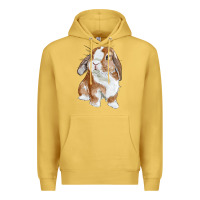 Antique Gold Cute Bunny Premium Hoodie - RanaPortraitStore