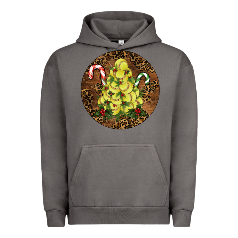 Softball Leopard Christmas Urban Hoodie by RanaPortraitStore | Teevron