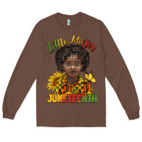 Chestnut little mister juneteenth black boy Long Sleeve Tee - BarkalooDesign