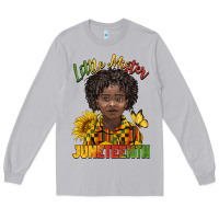 Moon Dust little mister juneteenth black boy Long Sleeve Tee - BarkalooDesign